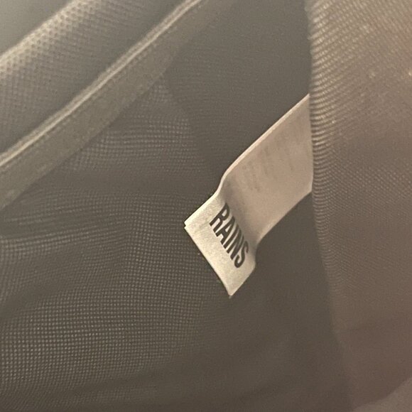 NWT Rains Backpack Waterproof Black Reflective - Picture 14 of 15
